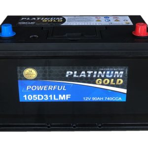 17 Plates Platinum Gold Battery 12V 90Ah - 105D31L 105D31R
